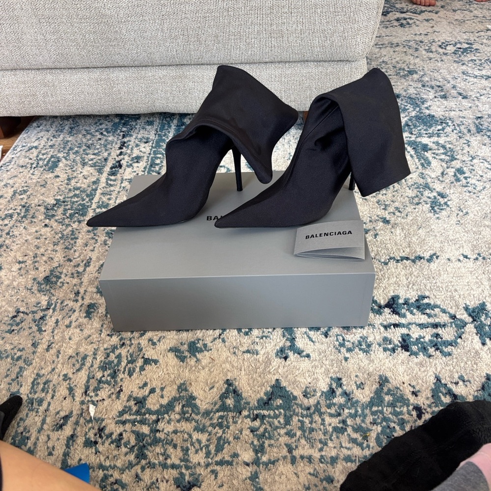 Balenciaga Women's Black Knife Bootie